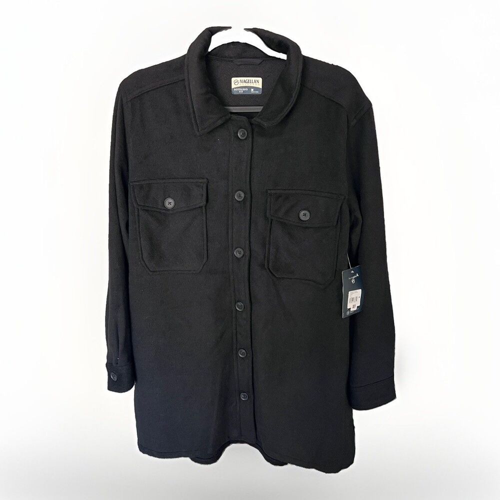 Women's wool blend shacket oversized Medium jacket
